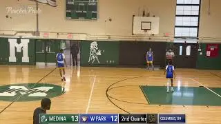 Medina Vs Woodward Park Middle School Boys Basketball 2nd Quarter