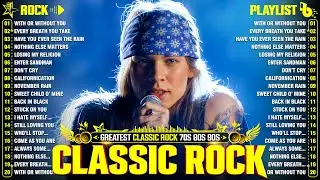 Classic Rock Songs 70s 80s 90s Full Album 🎶 Nirvana, Guns N' Roses, AC/DC, Bon Jovi, Metallica, U2
