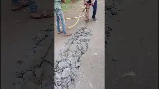 concrete breaker hammer | tractor breaker machine | #shorts