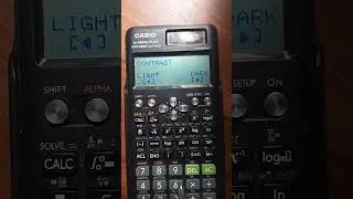 How To Fix Contrast On #Casio fx-991 ES Plus  ||2nd Edition||  #Contrast #Calculator_ES_Plus