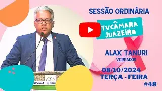 Discurso do Vereador Alex Tanury 08/10/2024 #48