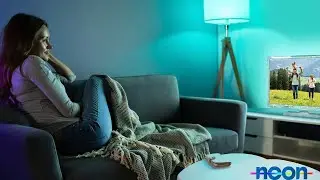 Experience the Magic of the Neon Color-Changing Television - The Perfect Addition to Your Kid's Room