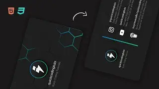 Business Card Flip Effect HTML/CSS (Quick Tutorial).