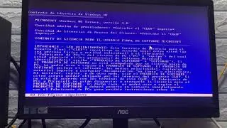 Instalar Windows 98 y Windows NT 4.0 Server sin error grave para quitar pantalla azul