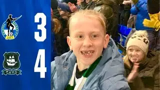 PLYMOUTH ARGYLE score stoppage time winner against Bristol Rovers in the Vertue trophy winning 4-3