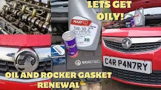 ASTRA J OIL SERVICE & ROCKER GASKET RENEWAL #mechanic  #diy #engineering #car #vauxhall