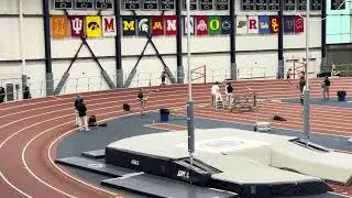 Lorelei&rsquo;s first American University indoor track meet for the year!!! 