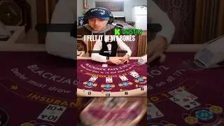 MASSIVE PERFECT TRIPS ON BLACKJACK          #bigwin #casino #blackjack #slot