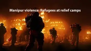 MANIPUR VIOLENCE : Refugees at relief camps