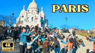 🇫🇷 26 Jan 2026 - Paris MontMatre Walk Tour 4K60 fps HDR ☀️