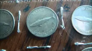 Elizabeth II 10 Cents CAD Silver Coin 1867-1967