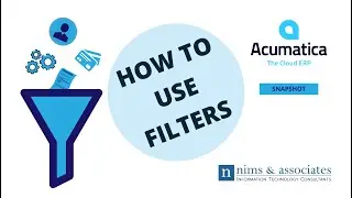 Acumatica Cloud ERP - Filters
