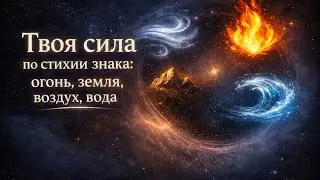 Твоя сила по стихии знака зодиака 🌙 Огонь, Земля, Воздух, Вода !Астрология и энергия личности.