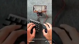 PUBG MOBILE one handed keyboard