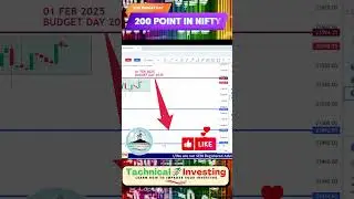 🔴 LIVE BUDGET DAY: Capturing 200 POINTS in Nifty💰| Technical Investing || #shorts