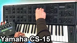 YAMAHA CS-15 - Ambient Chillout Soundscape 【SYNTH DEMO】