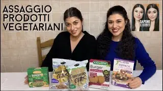 Video assaggio prodotti vegetariani e vegani (chips di verdure, Burger, tofu)