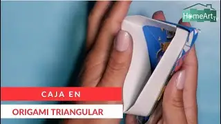 Caja en origami triangular - HomeArtTv producido por Juan Gonzalo Angel Restrepo