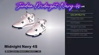 NBA 2K26 Shoe Creator: Air Jordan 4 &ldquo;Midnight Navy 4s&rdquo; 