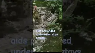 Crocodile Chronicles: Snapshots of Stealth and Strength! 🐊✨ #ShortAndSavage #CrocoTales