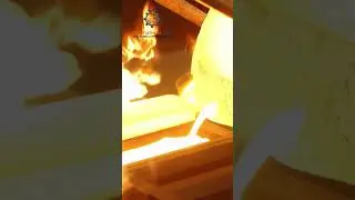 From Molten Metal to Solid Strength: Exploring Iron Ingot Casting #shorts #iron #casting #awesome