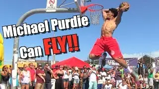 Michael Purdie Dunk Mixtape by Dunkademics! INSANE Dunks!