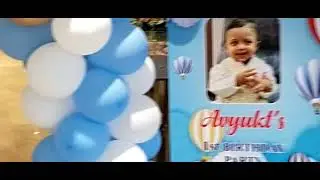 🪂 Sky Adventure Theme Party | Aeroplane & Parachute Balloon Decoration for Kids Birthday