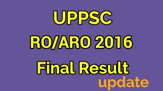 RO/ARO 2016 FInal Result | Update | TCA NEWS | TCA