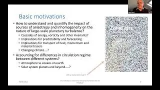 TURW01 | Prof. Peter Leonard Read | Inhomogeneity and anisotropy in planetary turbulence