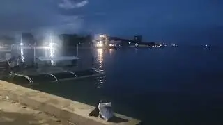Lapu lapu on a Sunday after sundown. Cebu Philippines 