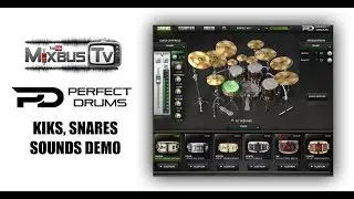 Perfect Drums - Kicks, Snares quick sound demo (excerpt)