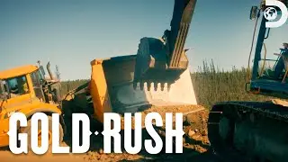 Gold Rush Disaster: Rock Truck Tips Over, Rick Saves the Day! | Gold Rush | Discovery