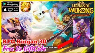 Legends of Wukong: Demon Arena - Free 5 GiftCode Gameplay (Android)