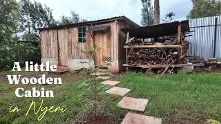 A Tiny wooden cabin tour in Nyeri Kenya
