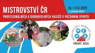 Mistrovství ČR v požárním sportu 2025 - Třebíč - Den 2. 100m MUŽI + Štafety