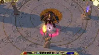 Titan Quest Atlantis. Норма. Рунный кузнец(Защита + Руны) против Тифона