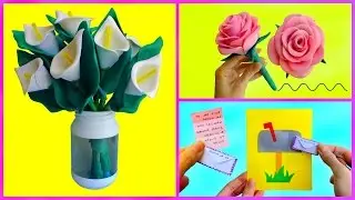 DIY MANUALIDADES para regalar | Flores de goma eva