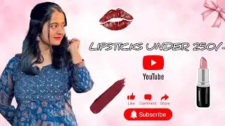 Lipsticks under 250/- #lipstickreview #maybelline #lipgloss