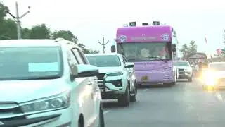 KCR Live: Telangana First CM KCR's Bus Yatra | Day - 6 | Khammam | BRS LIVE FEED