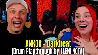 ANKOR - Darkbeat [Drum Playthrough by ELENI NOTA] ‪THE WOLF HUNTERZ REACTIONS