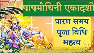 पापमोचिनी एकादशी कब है ||पूजा विधि || पारण समय || सम्पूर्ण जानकारी