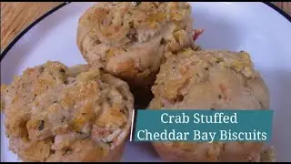 Crab Stuffed Cheddar Bay Biscuits