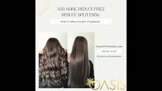 Add Shine, Reduce Frizz, Reduce Split Ends With A Salon Keratin Treatment