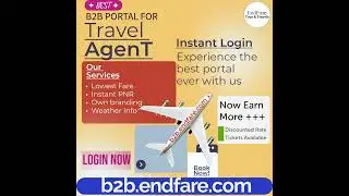 BEST B2B Portal Flight Ticket Booking For Travel Agents 😊