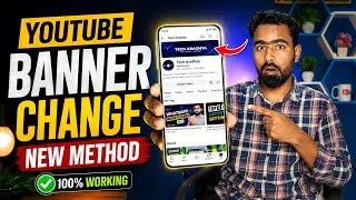 YouTube Channel Banner / Cover Photo Kaise Change Kare | YouTube Channel Banner Update | Tech Frack 