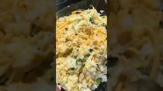 Barbecue chicken 🍗 and rice casserole