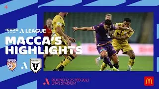 Perth Glory v Macarthur - Macca's® Highlights | Isuzu UTE A-League