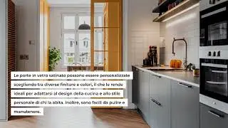 Le porte di design per la cucina pi&ugrave; in voga del momento