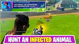 EASY WAY ** Hunt an infected animal - Easy way to Hunt an infected Animal Fortnite Season7