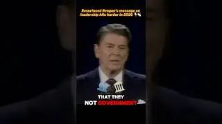 Всплыло видео Рейгана о том, как лидерство выдержало испытание временем.